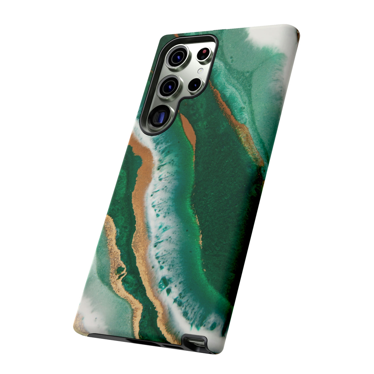 Green & Gold Epoxy Android Case (Protective) Phone Case