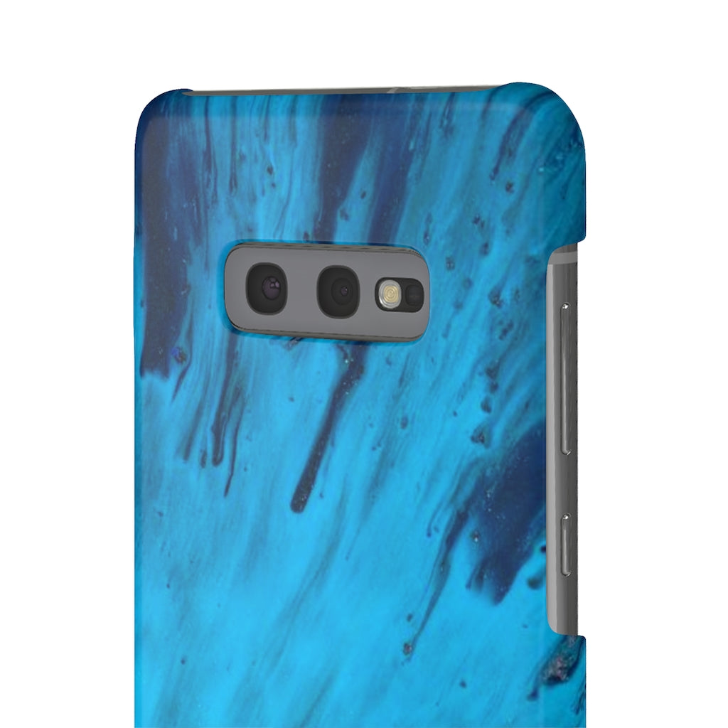 Light Blue Ink Art Android Case (Slim) Phone Case