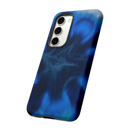 Blue Star Marble Ink Art Android Case (Protective) Phone Case