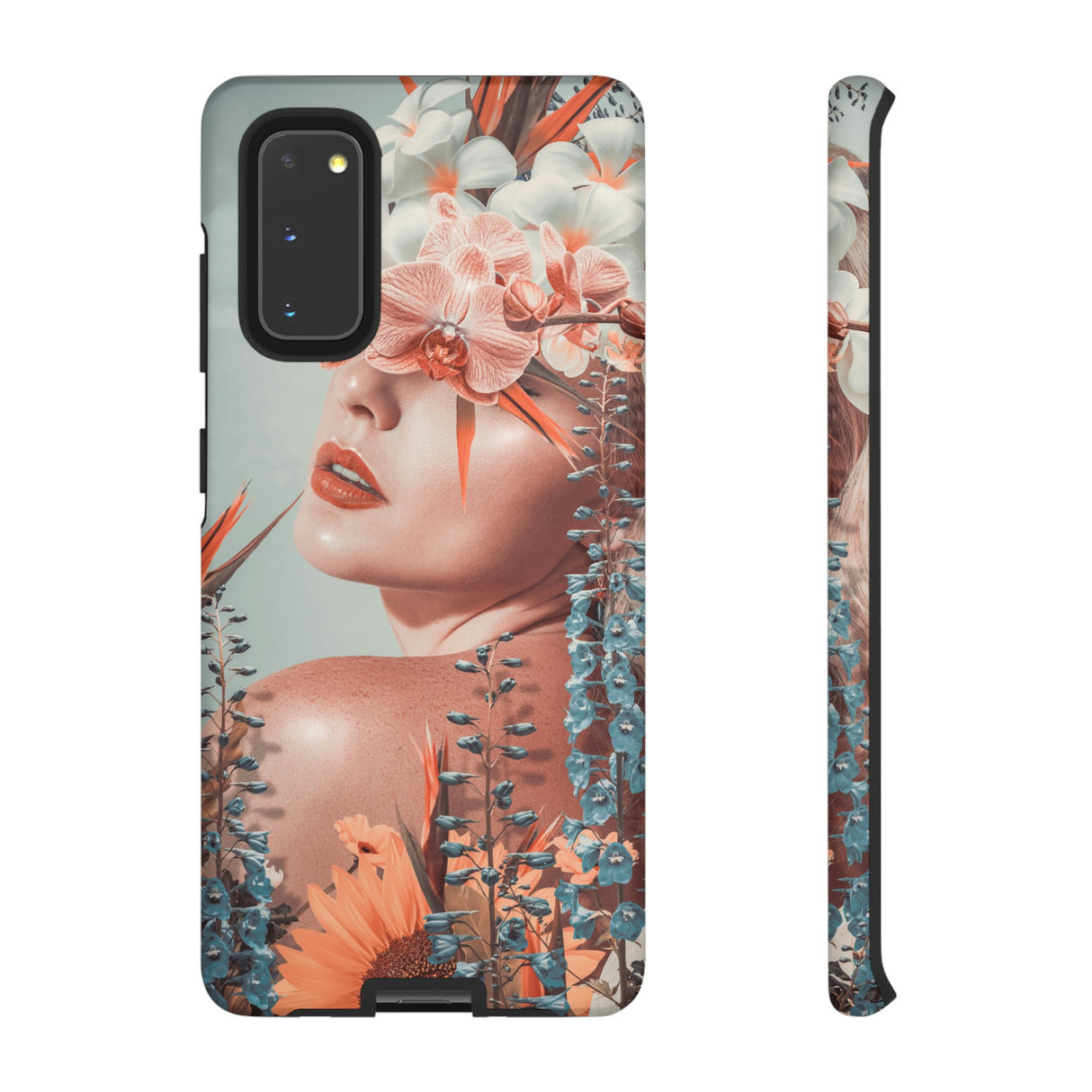 Contemporary Flowers Android Case (Protective) Samsung Galaxy S20 Matte Phone Case