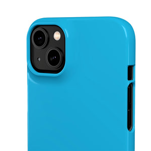 Bright Cerulean iPhone Case (Slim) Phone Case