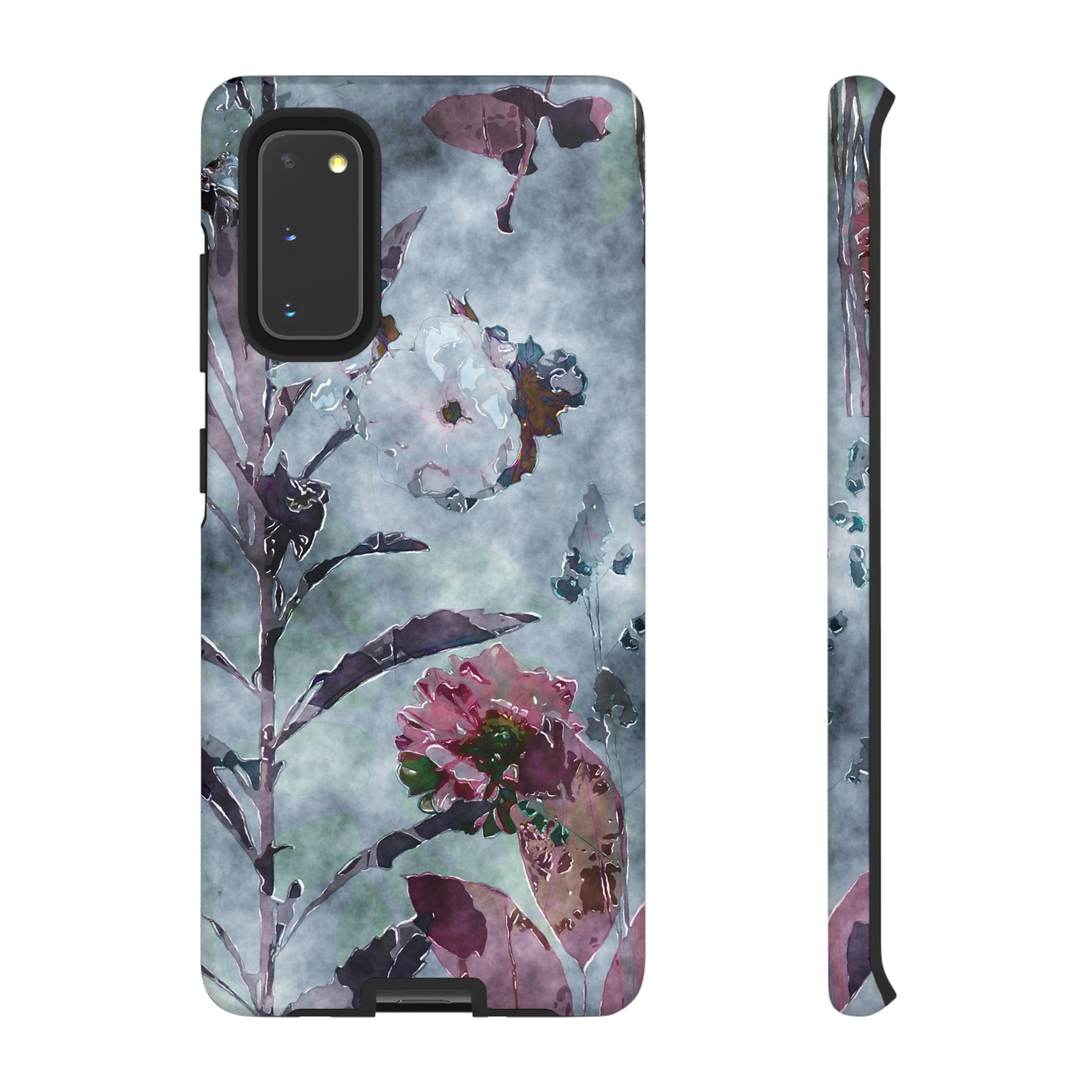 Monochrome Roses Android Case (Protective) Samsung Galaxy S20 Matte Phone Case