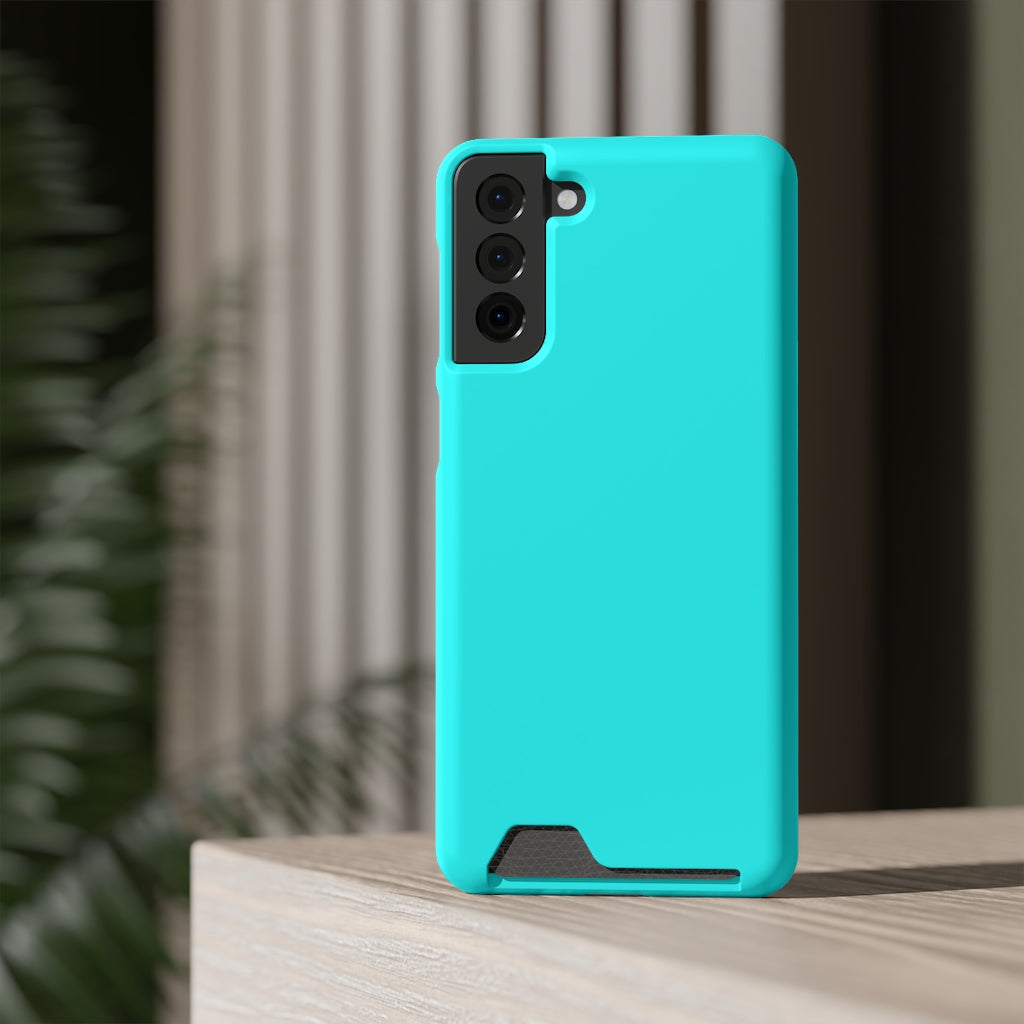 Cyan Samsung Case (Card) Phone Case