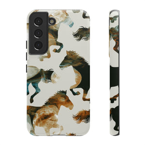 Tie Dye Horses Android Case (Protective) Samsung Galaxy S22 Matte Phone Case