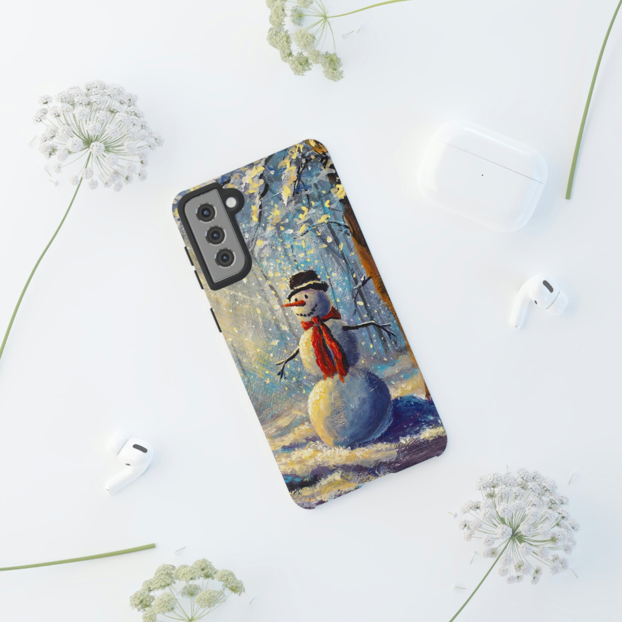 Happy Snowman Android Case (Protective) Phone Case