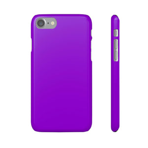 Dark Violet iPhone Case (Slim) iPhone 7 Glossy Phone Case