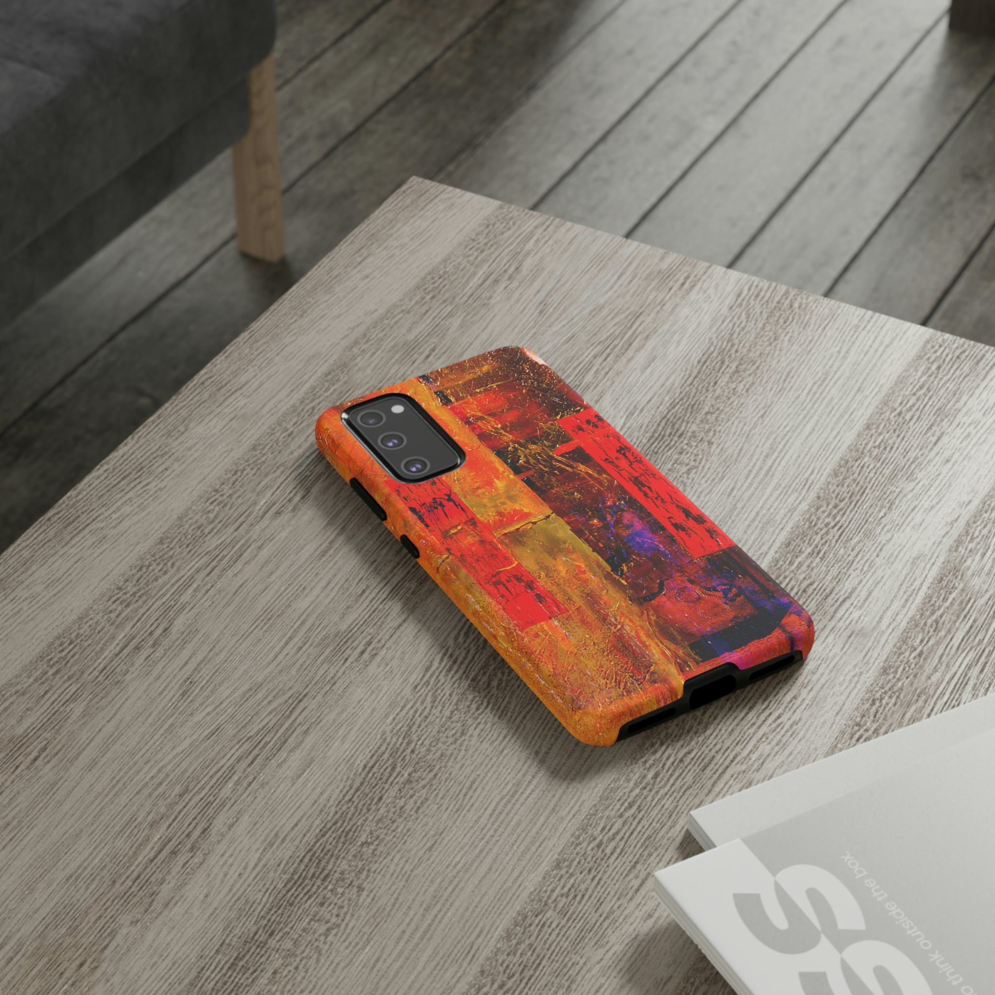 Red Oil Painting Android Case (Protective) Phone Case