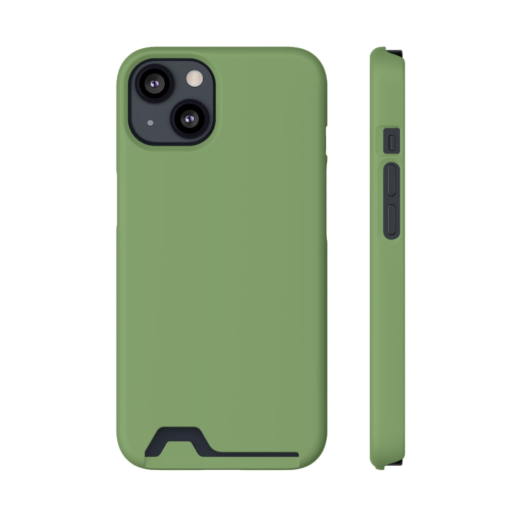 Asparagus Green iPhone Case (Card) iPhone 13 Matte Without gift packaging Phone Case