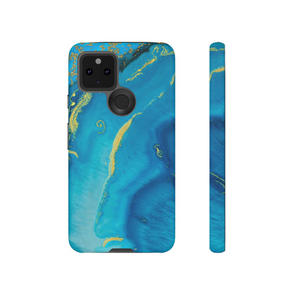 Blue Watercolor Android Case (Protective) Google Pixel 5 5G Matte Phone Case