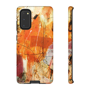 Abstract Orange Art Android Case (Protective) Samsung Galaxy S20 Matte Phone Case