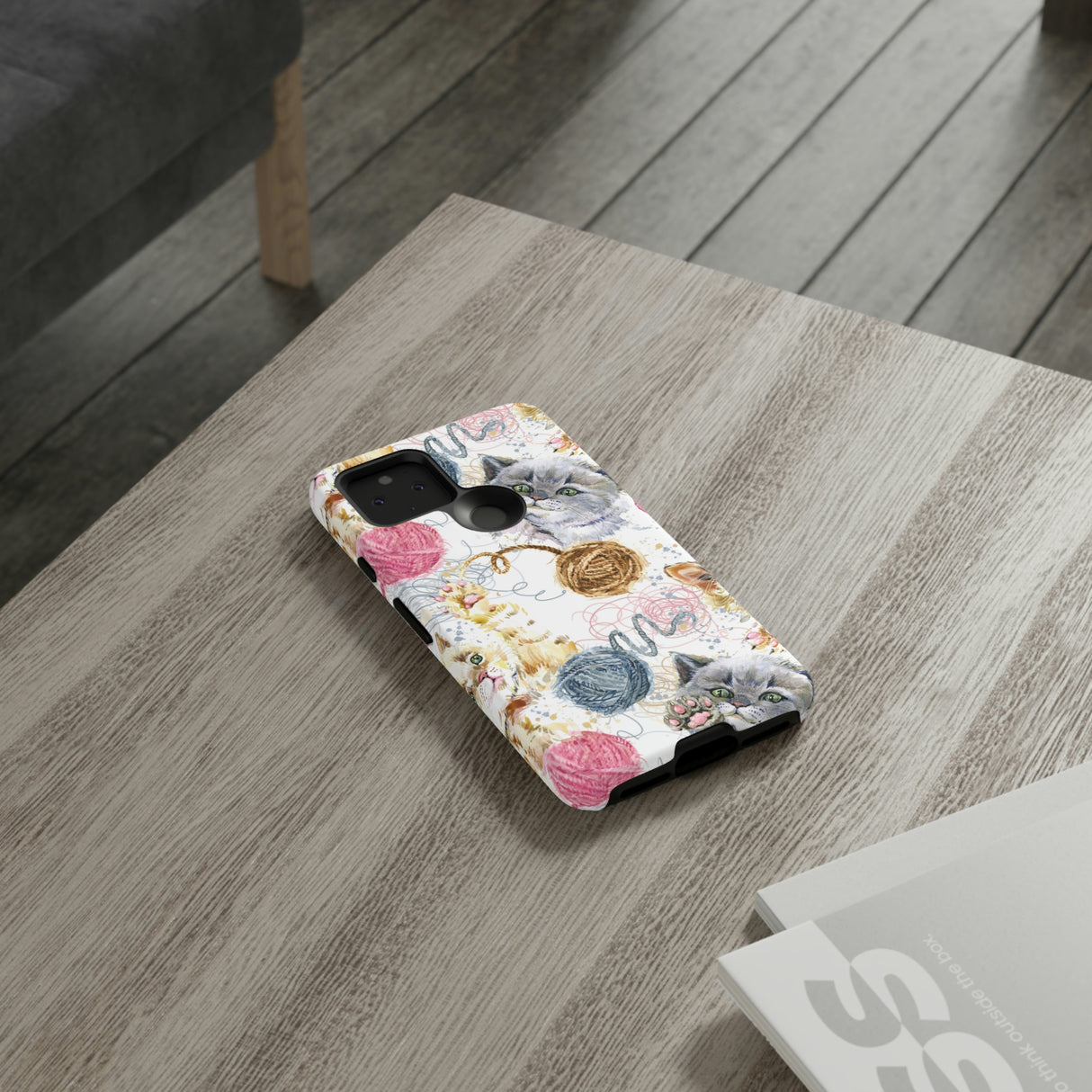 Cute Kitten Pattern Android Case (Protective) Phone Case