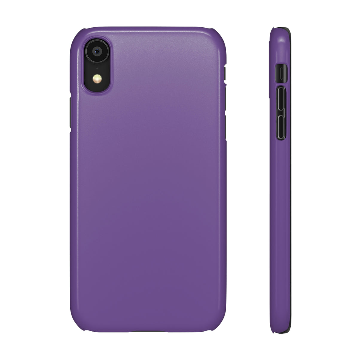 Dark Lavender iPhone Case (Slim) iPhone XR Glossy Phone Case