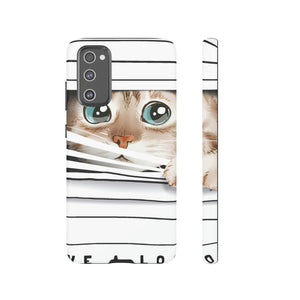 Cute Cat Window Android Case (Protective) Samsung Galaxy S20 FE Matte Phone Case