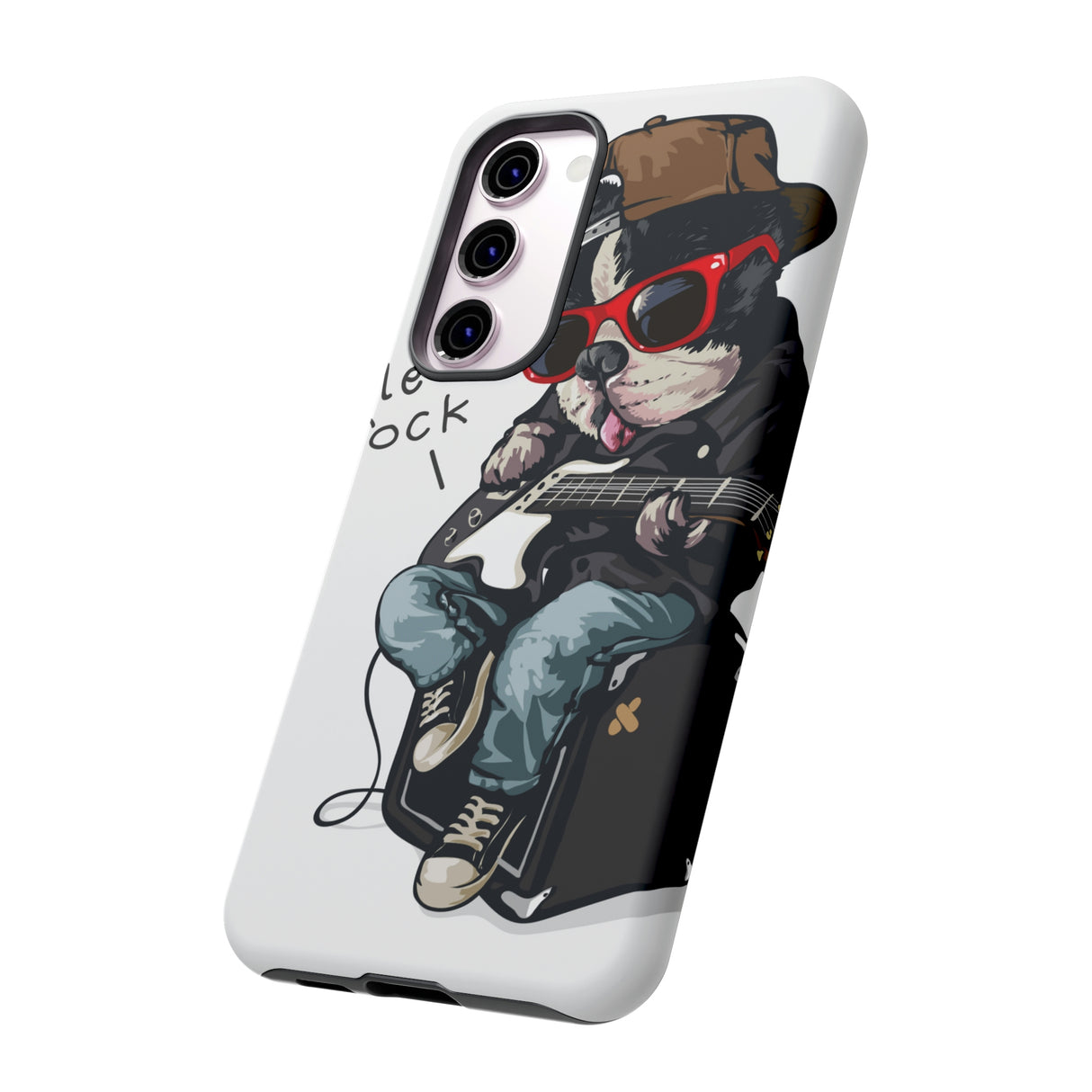 Rock n Roll Dog Android Case (Protective) Phone Case