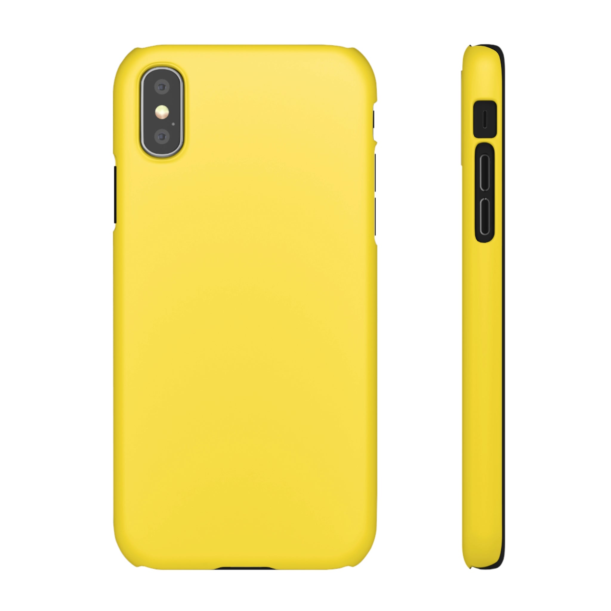 Banana Yellow iPhone Case (Slim) iPhone XS Matte Phone Case