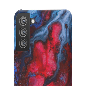 Neon Red Ink Art Android Case (Slim) Phone Case