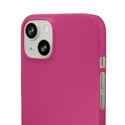 Fuchsia Purple iPhone Case (Slim) Phone Case