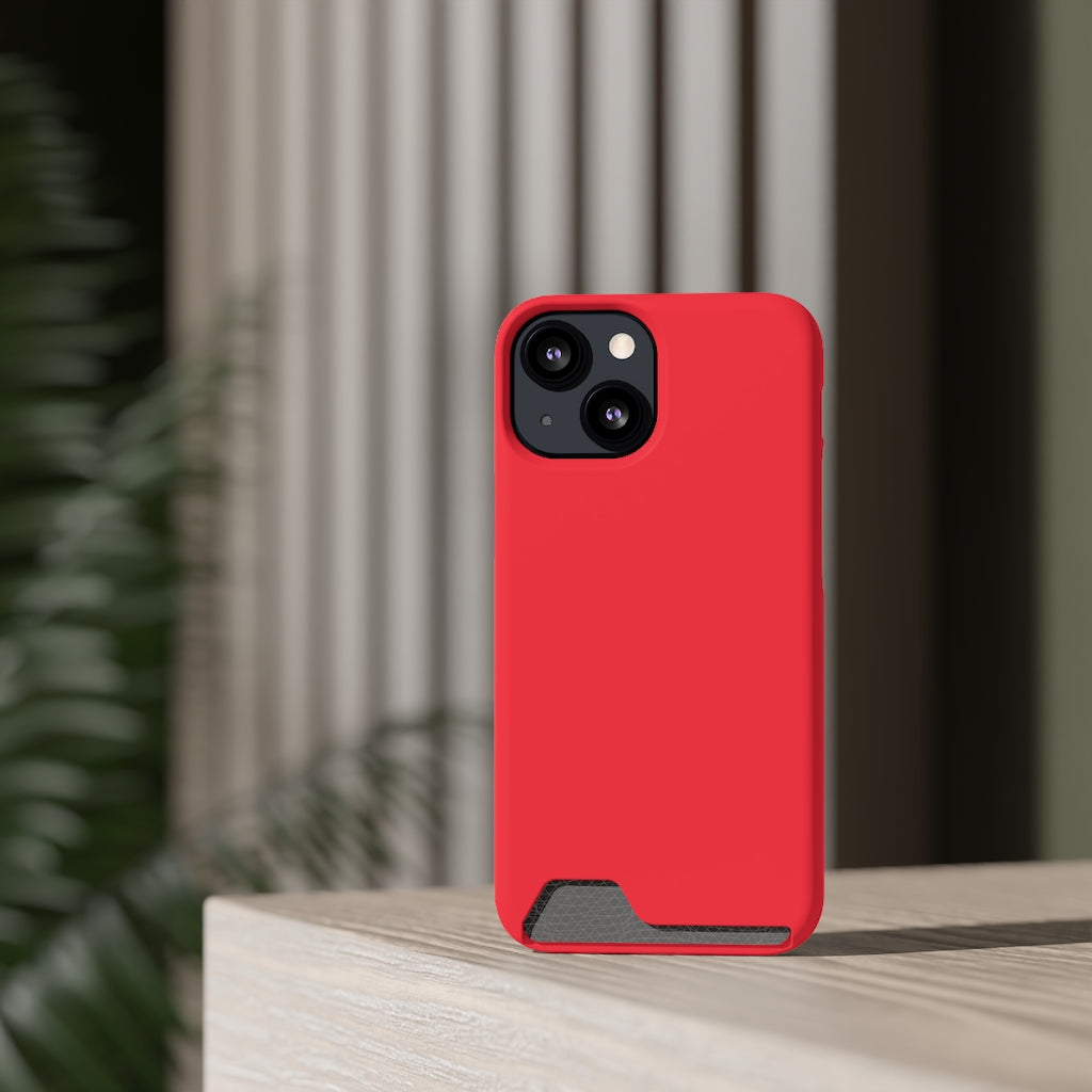 Imperial Red iPhone Case (Card) Phone Case