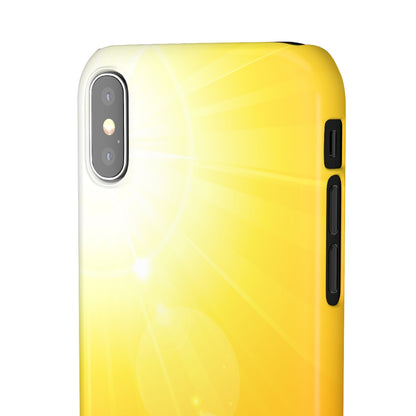 Bright Summer Sun Samsung/iPhone (Slim) iPhone XS Glossy Phone Case