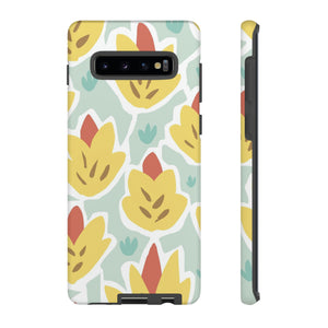 Summer Yellow Happy Flower Samsung Case (Protective) Samsung Galaxy S10 Plus Matte Phone Case