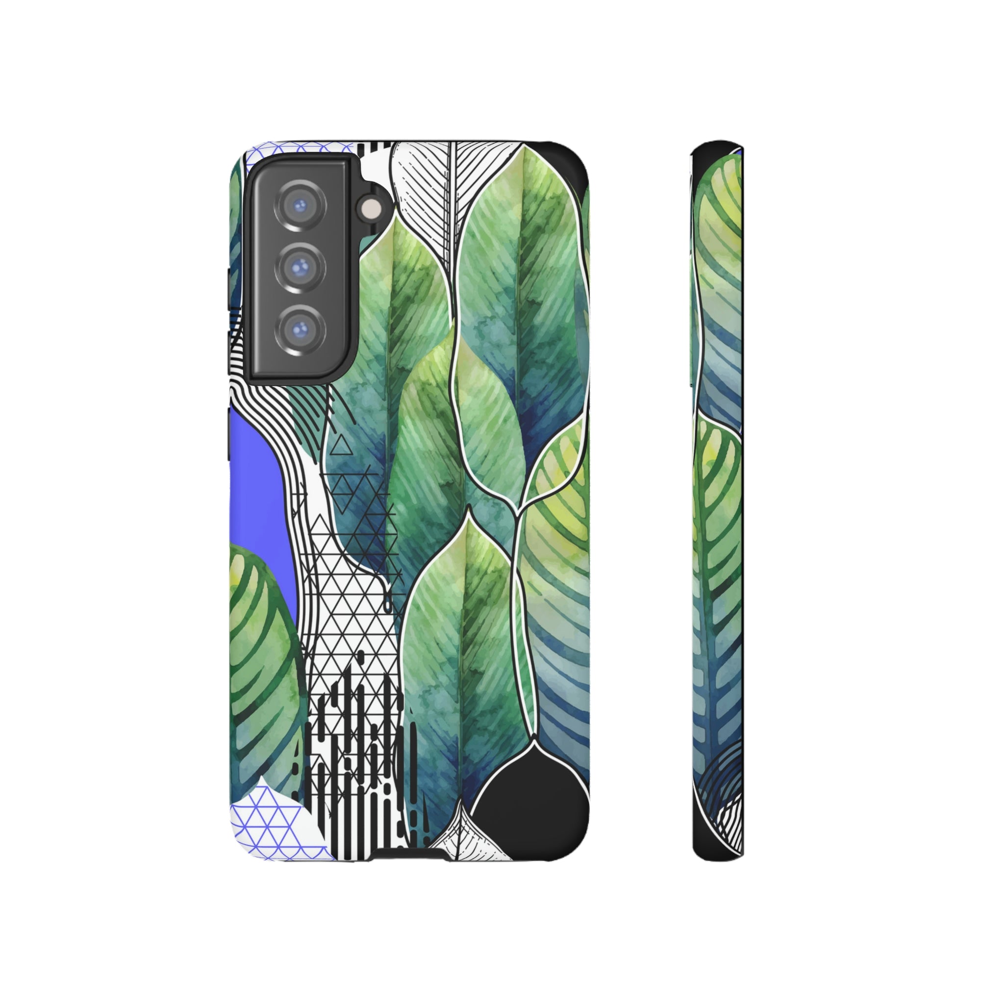 Green Leafs Android Case (Protective) Samsung Galaxy S21 FE Matte Phone Case