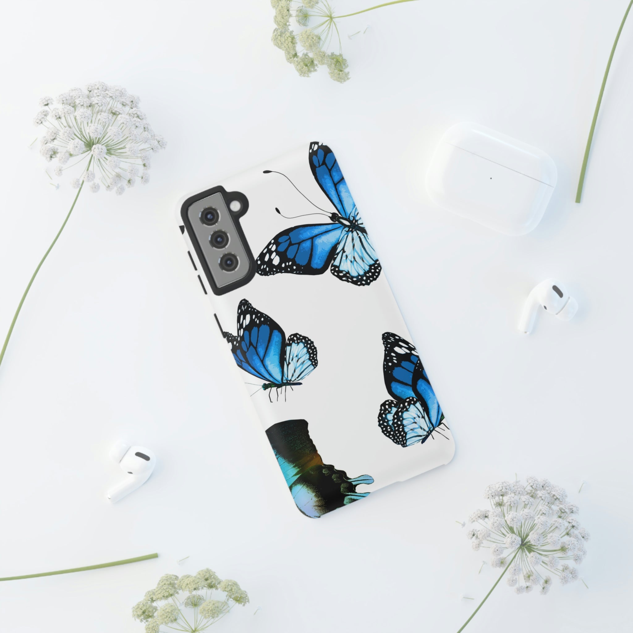 Blue Butterflies Android Case (Protective) Phone Case