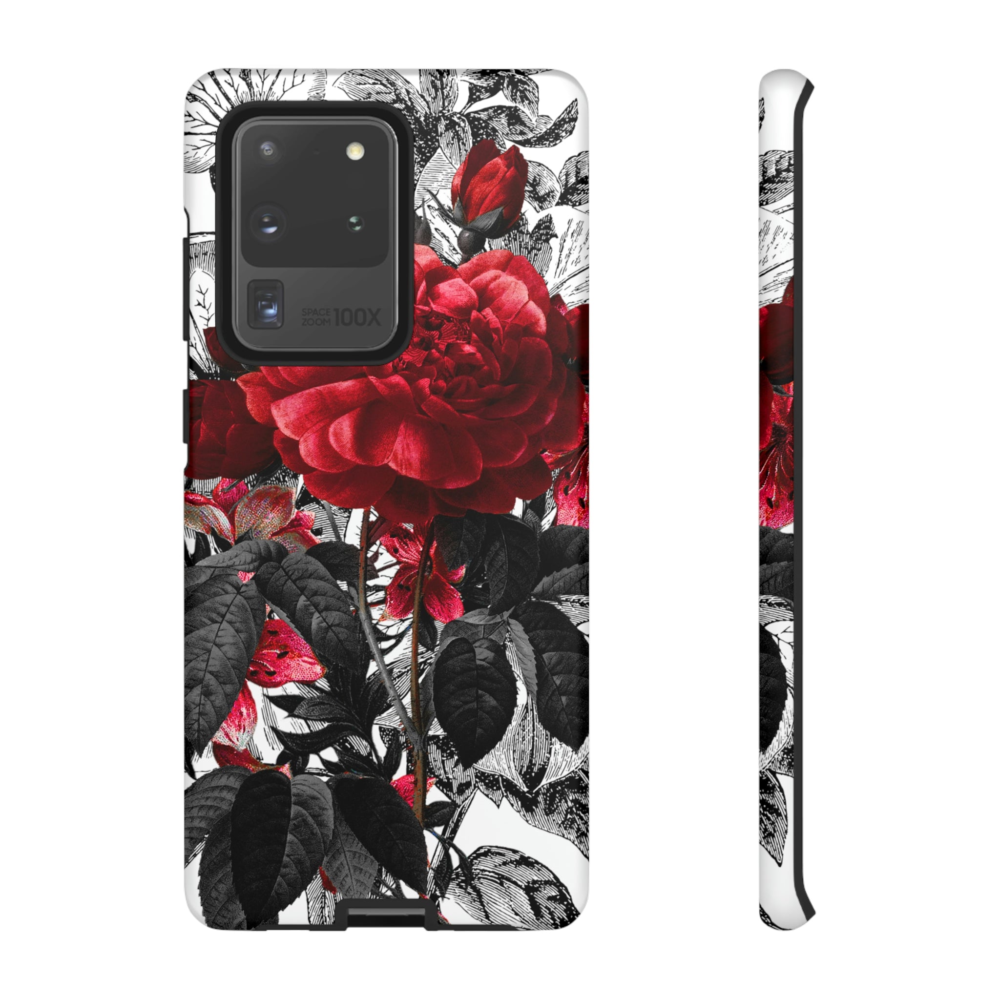 Grunicked Gothic Flower Samsung Case (Protective) Samsung Galaxy S20 Ultra Matte Phone Case