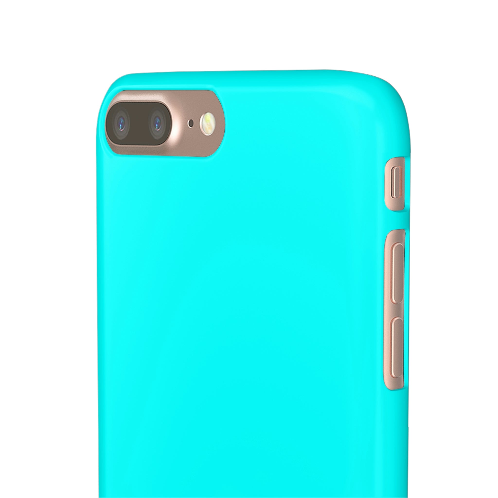 Aqua Blue iPhone Case (Slim) Phone Case