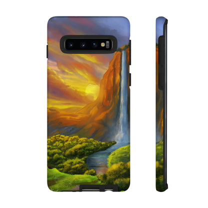 Fantasy Waterfall Android Case (Protective) Samsung Galaxy S10 Matte Phone Case