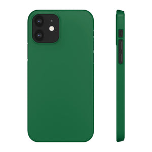 Cadmium Green iPhone Case (Slim) iPhone 12 Glossy Phone Case