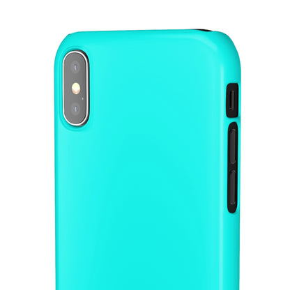 Flourescent Blue iPhone Case (Slim) Phone Case