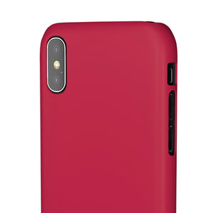 Bright Maroon iPhone Case (Slim) Phone Case