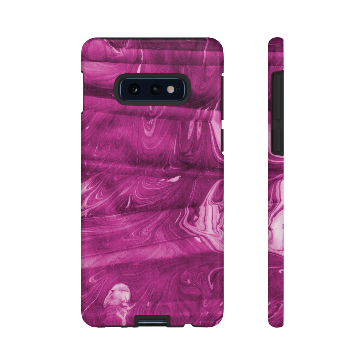 Ebru Purple Android Case (Protective) Samsung Galaxy S10E Glossy Phone Case