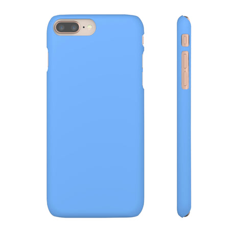 French Sky Blue iPhone Case (Slim) iPhone 8 Plus Matte Phone Case