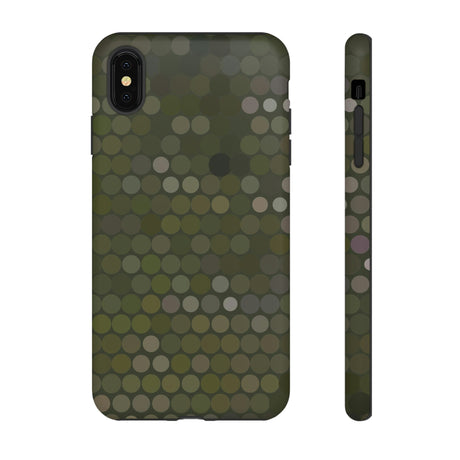 Military Dot Camo Phone case iPhone XS MAX Matte Phone Case