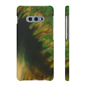 Green Forest Ink Art Android Case (Slim) Samsung Galaxy S10E Glossy Phone Case