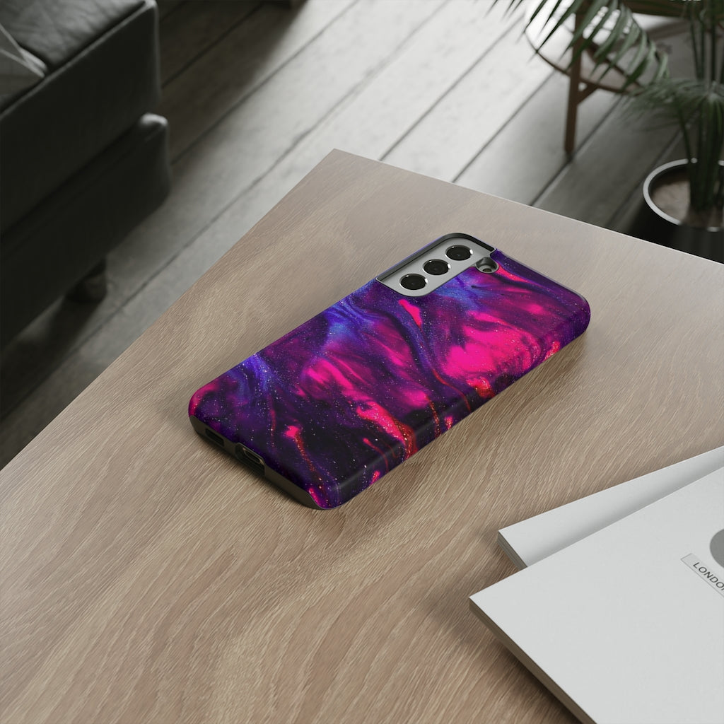 Deep Purple Ink Art Android Case (Protective) Phone Case