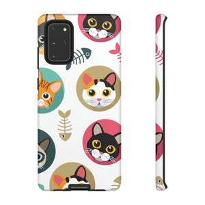 Cats Fishbone Android Case (Protective) Samsung Galaxy S20+ Matte Phone Case