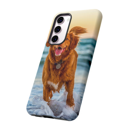 Happy Beach Dog Android Case (Protective) Phone Case