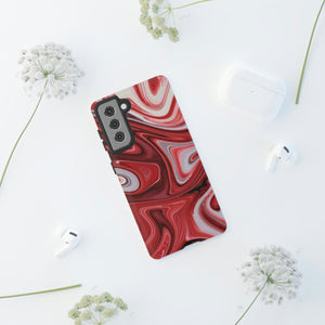 Red White Liquid Android Case (Protective) Phone Case