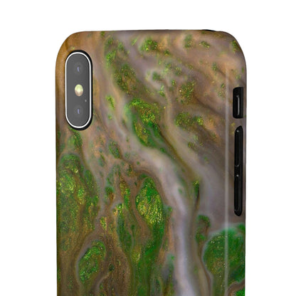 Smaragd Ink Art iPhone Case (Slim) Phone Case