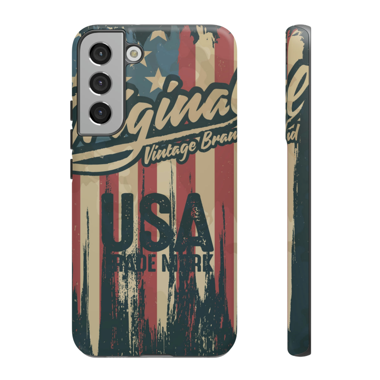 American Vintage Flag Android Case (Protective) Samsung Galaxy S22 Plus Matte Phone Case