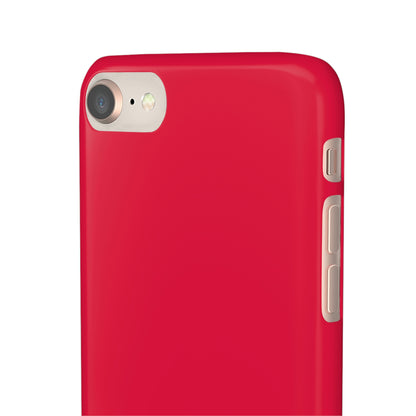 Crimson Red iPhone Case (Slim) Phone Case