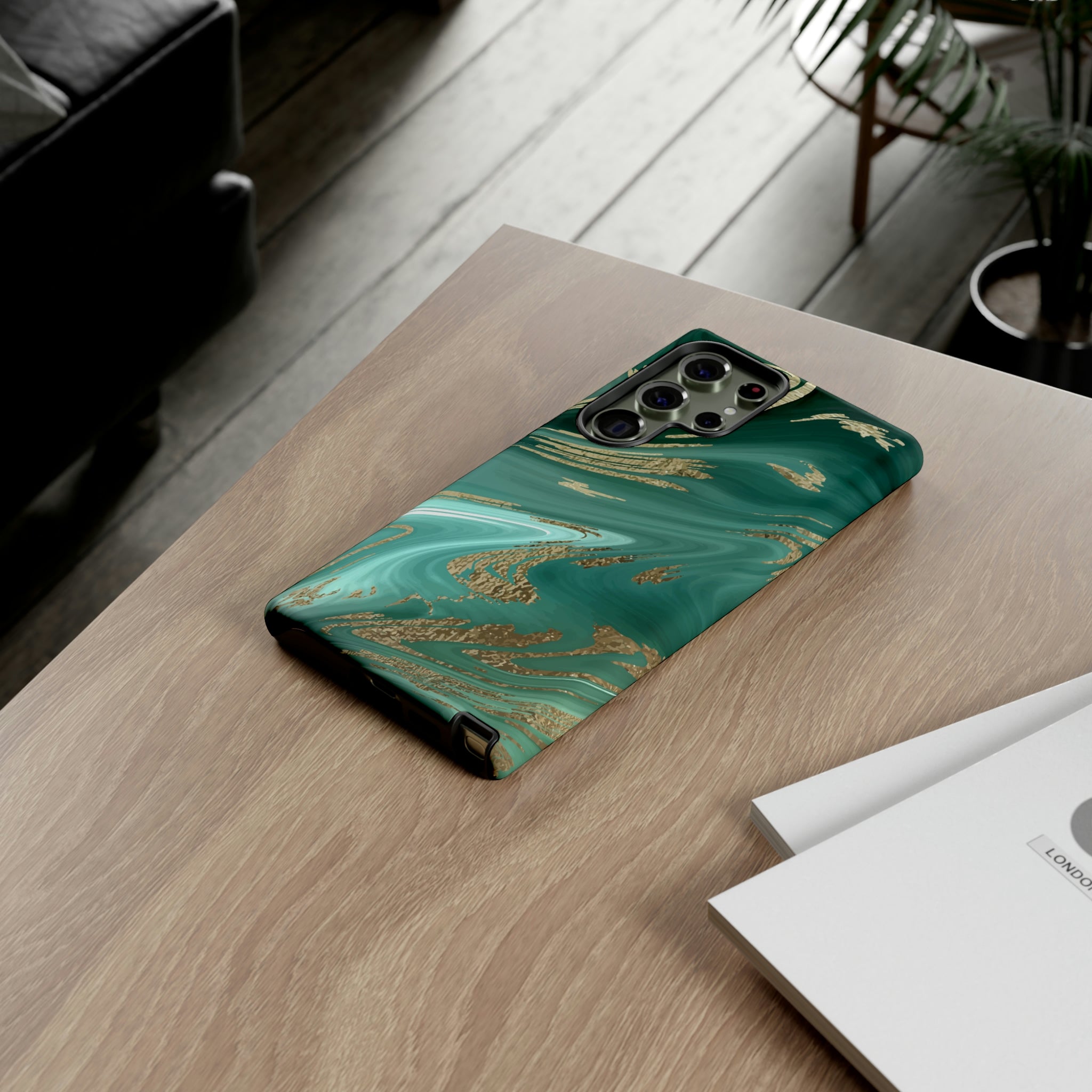 Green Marble Android Case (Protective) Phone Case