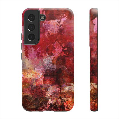 Red Grunge Android Case (Protective) Samsung Galaxy S22 Matte Phone Case