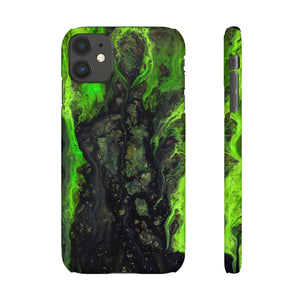 Toxic Ink Art iPhone Case (Slim) iPhone 11 Glossy Phone Case