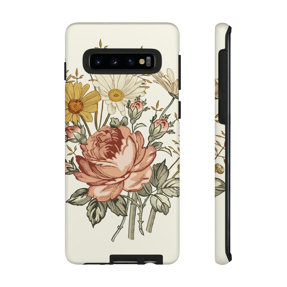 Bouquet Vintage Flower Samsung Case (Protective) Samsung Galaxy S10 Matte Phone Case