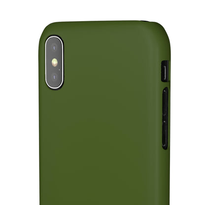 Dark Moss Green iPhone Case (Slim) Phone Case