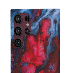 Neon Red Ink Art Android Case (Slim) Phone Case