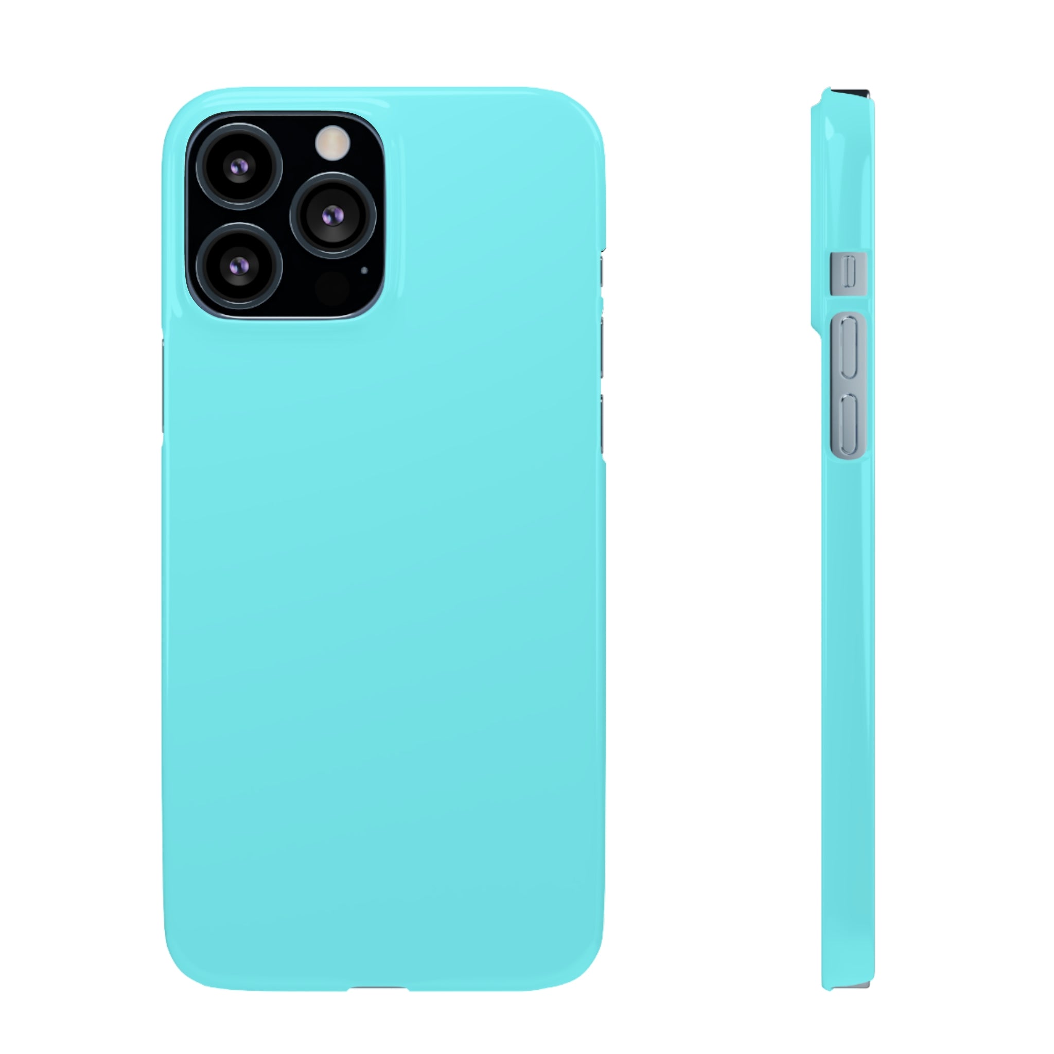 Electric Blue iPhone Case (Slim) iPhone 13 Pro Max Glossy Phone Case